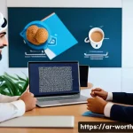 Home 20 가치 제안 캔버스 활용법 - A modern Middle Eastern business team engaged in a collaborative workshop, gathered around a table w...
